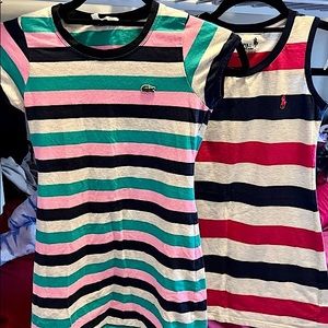 2 dresses , 2 jackets red and green size 12 runs small for 8-11 years old girl